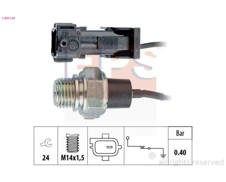 Oljetryckskontakt Made in Italy - OE Equivalent 1.800.144 EPS Facet
