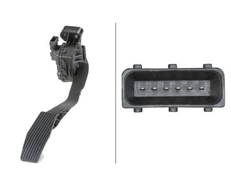 Sensor, gaspedalläge