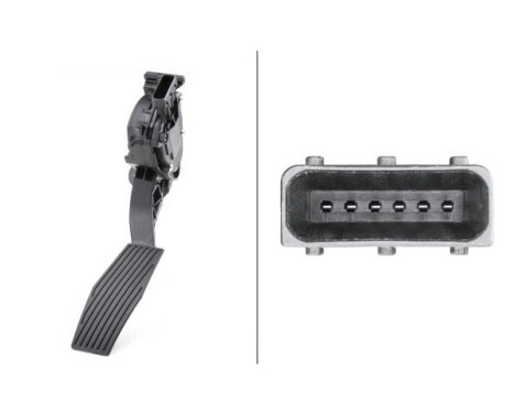 Sensor, gaspedalläge