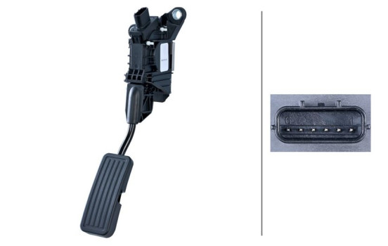 Sensor, gaspedalläge