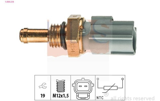 Sensor, bränsletemperatur Made in Italy - OE Equivalent 1.830.234 EPS Facet