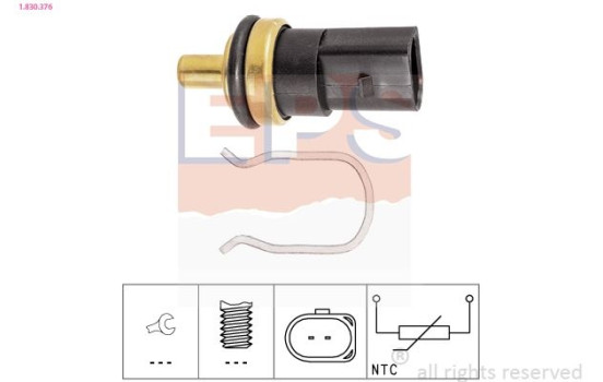 Sensor, bränsletemperatur Made in Italy - OE Equivalent 1.830.376 EPS Facet