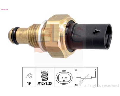Sensor, bränsletemperatur Made in Italy - OE Equivalent 1830338 EPS Facet