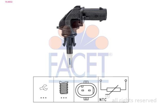 Sensor, insugslufttemperatur Made in Italy - OE Equivalent 10.4032 Facet