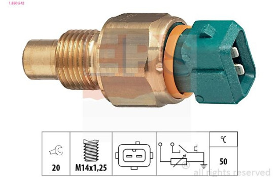 Sensor, kylmedietemperatur 1.830.542 EPS Facet