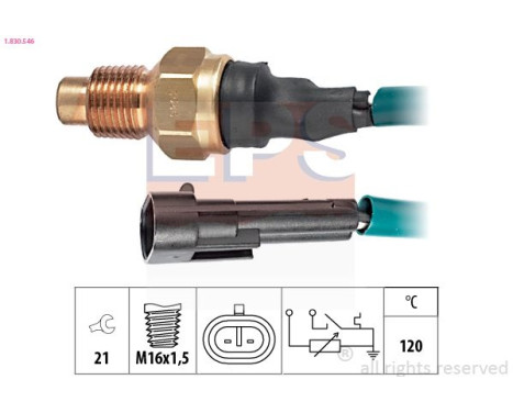 Sensor, kylmedietemperatur 1.830.546 EPS Facet