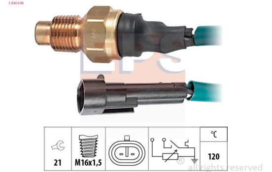 Sensor, kylmedietemperatur 1.830.546 EPS Facet