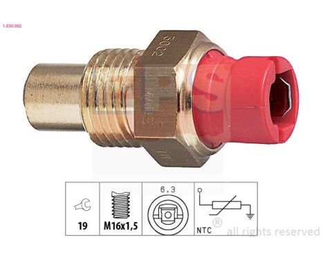 Sensor, kylmedietemperatur Made in Italy - OE Equivalent 1.830.002 EPS Facet