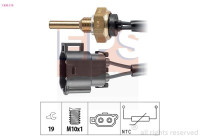 Sensor, kylmedietemperatur Made in Italy - OE Equivalent 1.830.110 EPS Facet