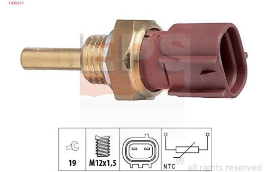 Sensor, kylmedietemperatur Made in Italy - OE Equivalent 1.830.213 EPS Facet