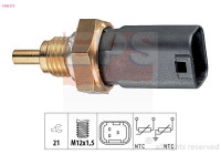 Sensor, kylmedietemperatur Made in Italy - OE Equivalent 1.830.273 EPS Facet