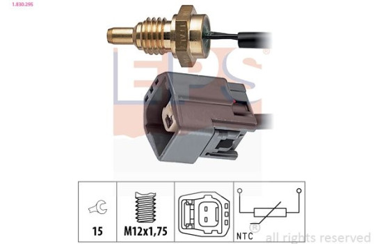 Sensor, kylmedietemperatur Made in Italy - OE Equivalent 1.830.295 EPS Facet