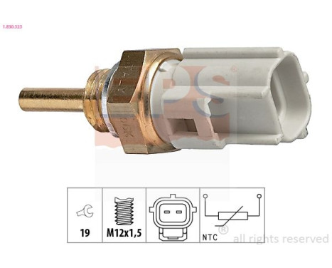 Sensor, kylmedietemperatur Made in Italy - OE Equivalent 1.830.323 EPS Facet