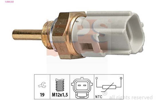 Sensor, kylmedietemperatur Made in Italy - OE Equivalent 1.830.323 EPS Facet