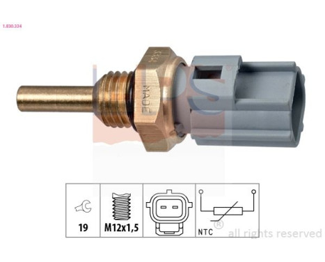 Sensor, kylmedietemperatur Made in Italy - OE Equivalent 1830334 EPS Facet