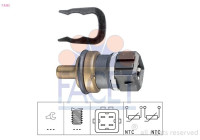 Sensor, kylmedietemperatur Made in Italy - OE Equivalent 7.3232 Facet