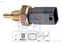 Sensor, kylmedietemperatur Made in Italy - OE Equivalent 7.3273 Facet