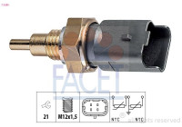 Sensor, kylmedietemperatur Made in Italy - OE Equivalent 7.3286 Facet