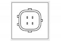 Sensor, kylmedietemperatur