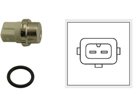 Sensor, kylmedietemperatur