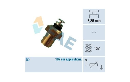 Sensor, kylmedietemperatur