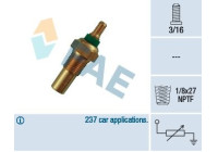 Sensor, kylmedietemperatur