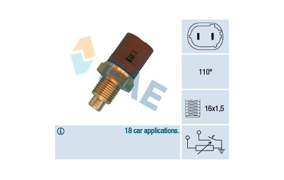 Sensor, kylmedietemperatur