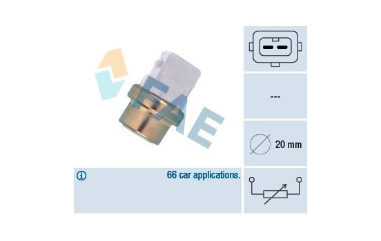 Sensor, kylmedietemperatur