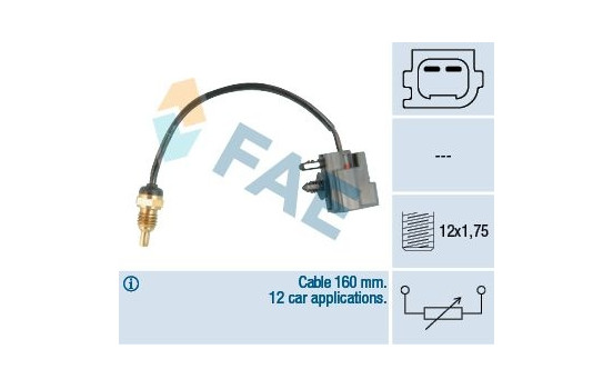 Sensor, kylmedietemperatur