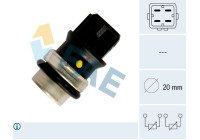 Sensor, kylmedietemperatur