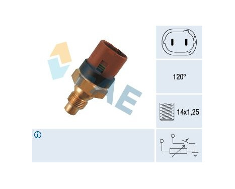 Sensor, kylmedietemperatur