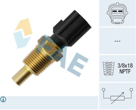 Sensor, kylmedietemperatur