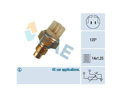 Sensor, kylvätsketemperatur
