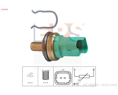 Sensor, oljetemperatur Made in Italy - OE Equivalent 1.830.292 EPS Facet