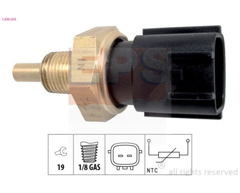 Sensor, oljetemperatur Made in Italy - OE Equivalent 1830358 EPS Facet
