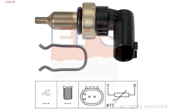 Sensor, topplockstemperaturr Made in Italy - OE Equivalent 1830343 EPS Facet