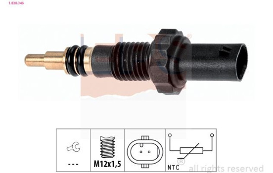 Sensor, topplockstemperaturr Made in Italy - OE Equivalent 1830348 EPS Facet