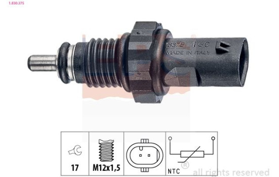 Sensor, bränsletemperatur Made in Italy - OE Equivalent 1.830.375 EPS Facet