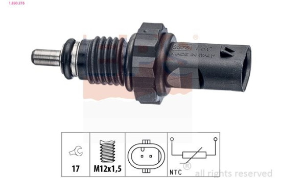 Sensor, bränsletemperatur Made in Italy - OE Equivalent 1.830.378 EPS Facet