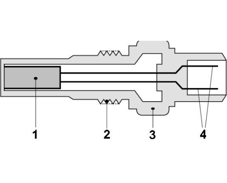 Sensor, bränsletemperatur TF-W Bosch, bild 8