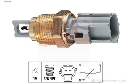 Sensor, insugslufttemperatur Made in Italy - OE Equivalent 1.994.004 EPS Facet