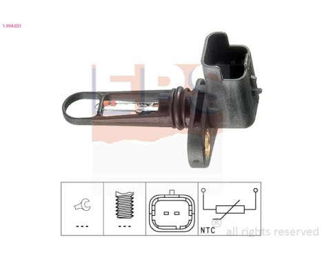 Sensor, insugslufttemperatur Made in Italy - OE Equivalent 1.994.021 EPS Facet