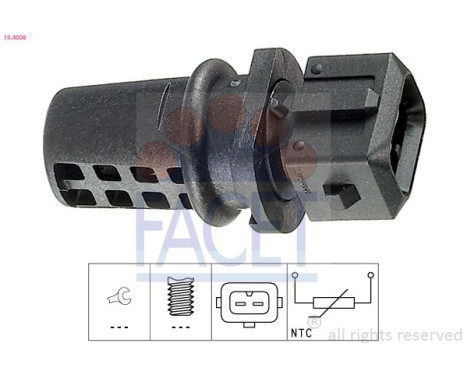 Sensor, insugslufttemperatur Made in Italy - OE Equivalent 10.4008 Facet