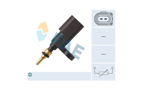 Sensor, kylmedietemperatur