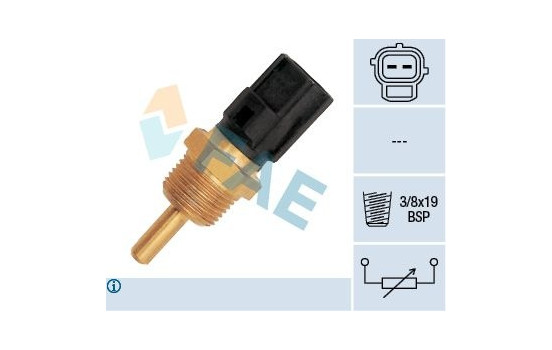 Sensor, kylmedietemperatur