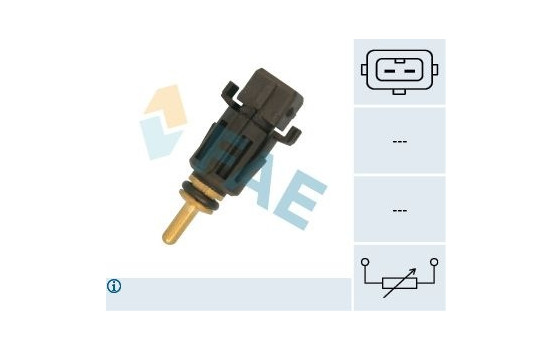 Sensor, kylmedietemperatur