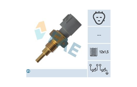 Sensor, kylmedietemperatur