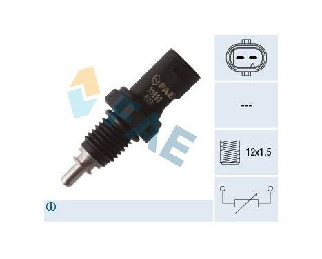 Sensor, kylmedietemperatur