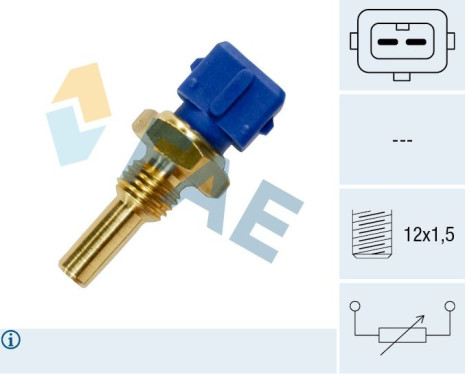 Sensor, kylmedietemperatur
