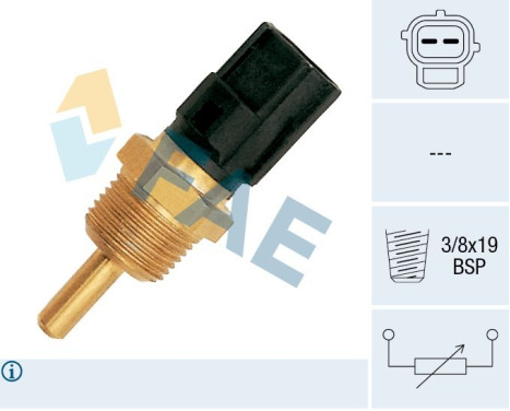 Sensor, kylmedietemperatur